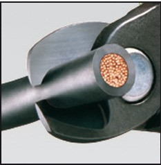 RECA Kabelschere mit 2-Komponenten-Griff isoliert 165 mm