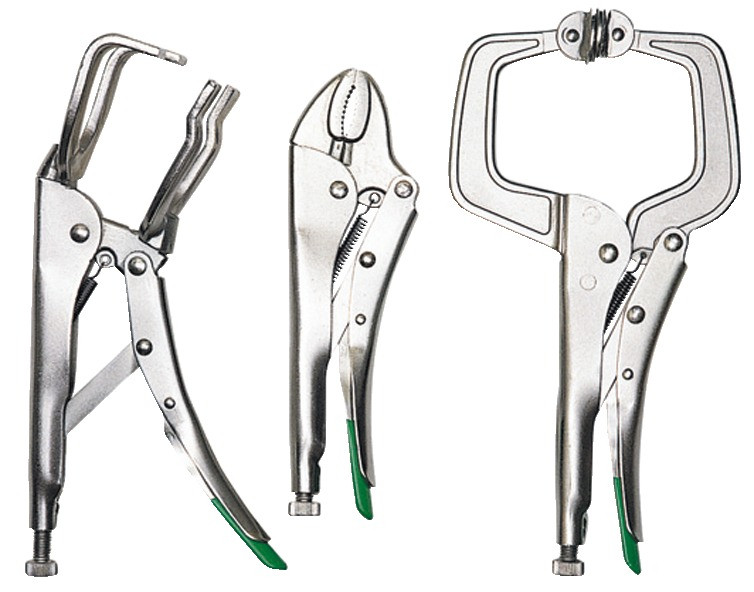 RECA Gripzangenset 3teilig (Universal-, Schweiß- und Rohrschweißgripzange)
