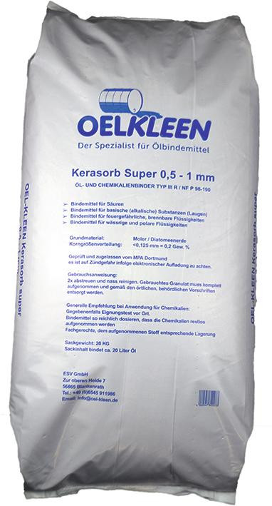 Ölbindemittel Kerasorb 1-3 Sack=20Kg