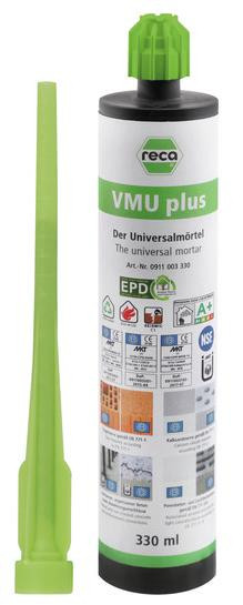 Injektionsmörtel VMU plus - inkl. Statikmischer - 420ml