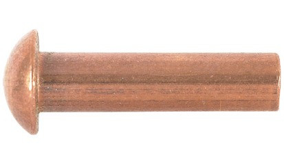 Halbrundniete DIN 660 - Kupfer - 5 X 12