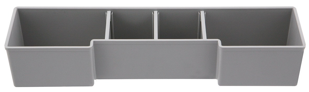 RECA Leerbox U3 grau B x H x T: 312 x 70 x 63 mm