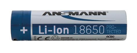 Akku Li-ion 18650 3.6V 2.600 mAh mit USB