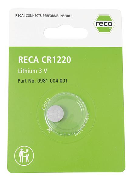 RECA Knopfzelle 3V CR 1220 (DL1220/BR1220)