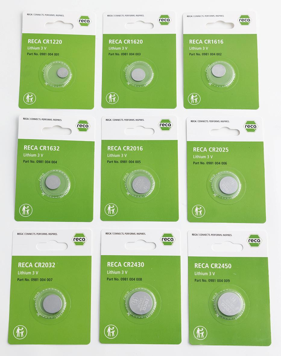 RECA Knopfzelle 3V CR 2430 ( DL2430/BR2430)