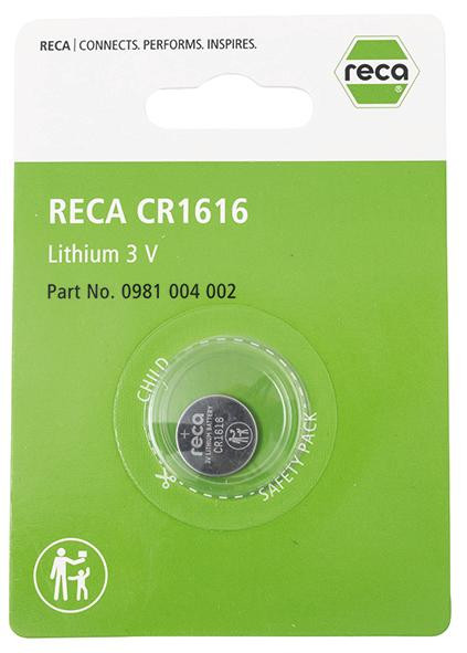 RECA Knopfzelle 3V CR 1616 ( DL1616/ BR1616)
