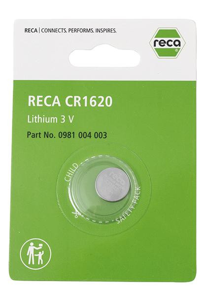 RECA Knopfzelle 3V CR 1620 (DL1220, BR1220)