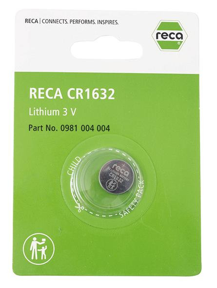 RECA Knopfzelle 3V CR 1632 (BR1632)