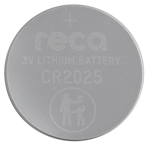 RECA Knopfzelle 3V CR 2025 ( DL2025, BR2025)