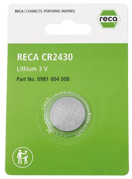 RECA Knopfzelle 3V CR 2430 ( DL2430/BR2430)