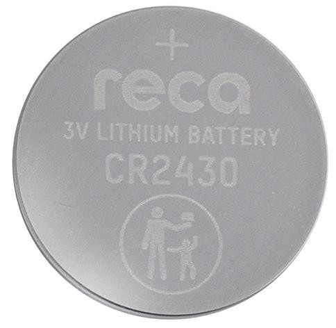 RECA Knopfzelle 3V CR 2430 ( DL2430/BR2430)