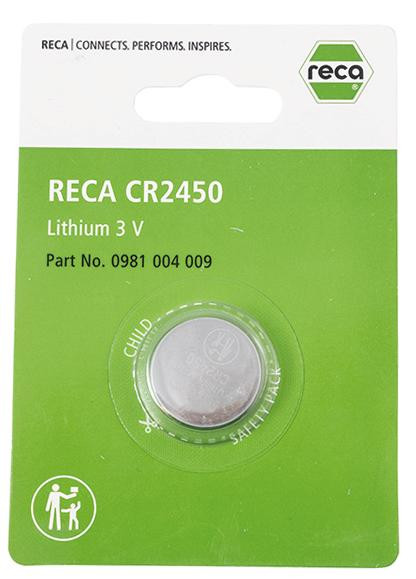 RECA Knopfzelle 3V CR 2450 ( DL2450/BR2450/CR2450N)