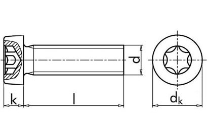Zylinderschraube ISO 14580 - A2-70 - M2 X 5