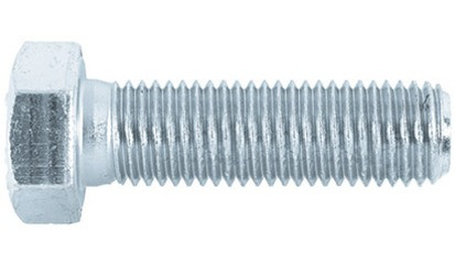 Sechskantschraube ISO 4017 - 5.6 - verzinkt blau - M8 X 35 - ADW7/1
