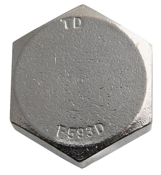Sechskantschraube ASME-B18.2.1 - F593D - blank - 3/4 ZO - 10UNC X 3 ZO