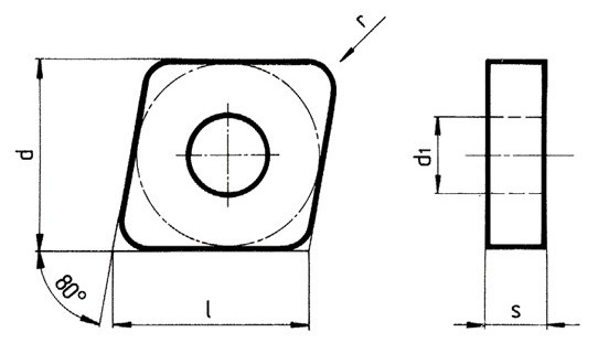 BÖHLERIT Wendeplatte CNMG 120404-FMP LCP15T