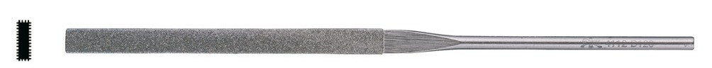 Diamant-Nadelfeile 140 mm D 126 flachstumpf