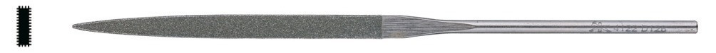 Diamant-Nadelfeile 140 mm D 126 flachspitz