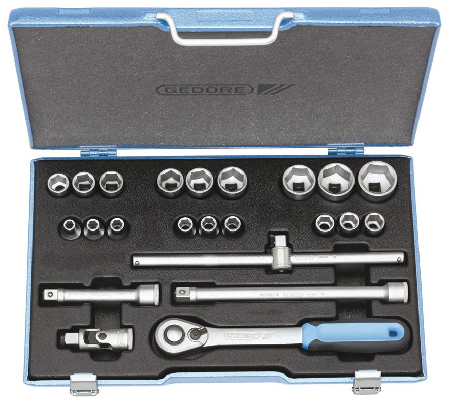 Steckschl.Satz 1/2" 23-Tlg D19Emu-20