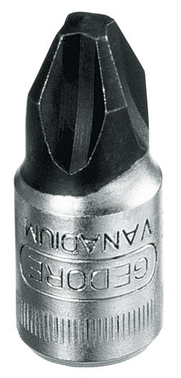 Kreuzschlitz-Schraubendr.-Einsatz GEDORE Vanadium, 1/4" Antrieb IKS20-2 /Gr.2PH