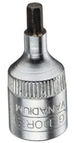 Innen6-kt- Schraubendreher-Einsätze GEDORE-Vanadium, 1/4" Antr ,IN20 Sw 6 mm