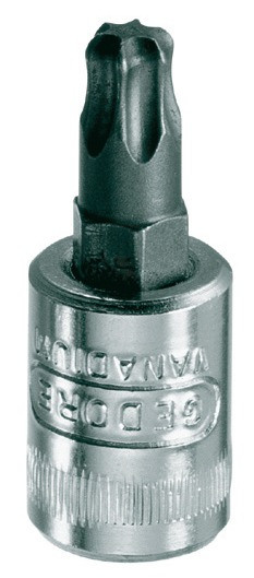 Innen-TX-Schraubendreher-Einsatz GEDORE Vanadium, 1/4" Antrieb ITX20-T25