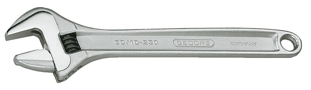 Rollgabelschlüssel GEDORE Vanadium DIN 3117A Nr.60CP-10/255 mm lang, verchromt