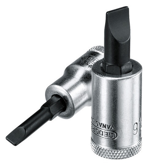Schlitzschraubendreher-Einsatz 3/8" Ant. SW10x1,6 mm GEDOREIS30-10x1,6