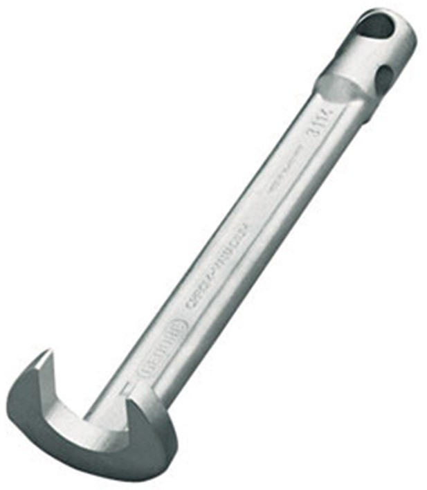 Klauenschlüssel GEDORE Vanadium, ohne Drehstift SW 27 mmx250 mm lang 3114
