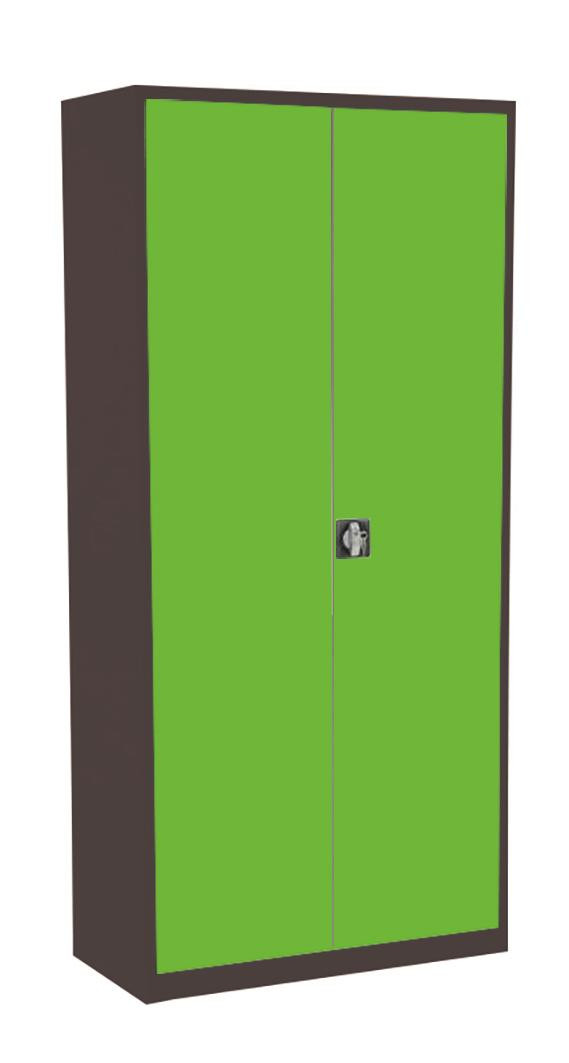 Flügeltürschrank RALTüren 6018 Korpus 9011 1950 x 920x 420 mm