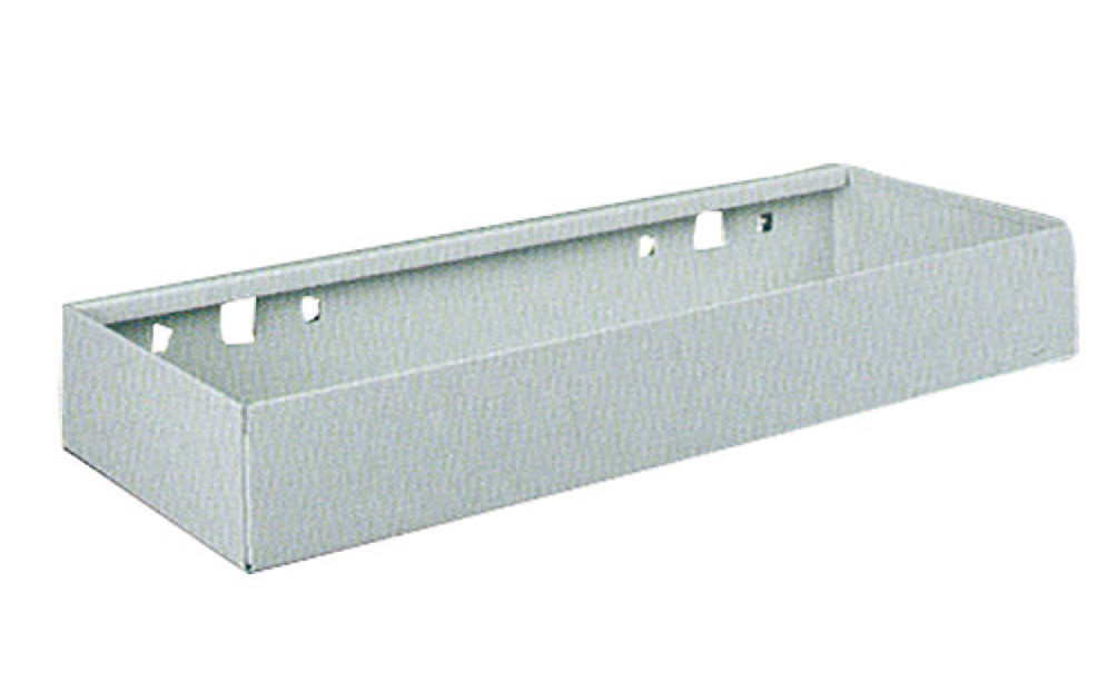 Ablagekasten 440 x 175 x 65 mm aus Stahlblech zu RECA Perfowand 140 14 038