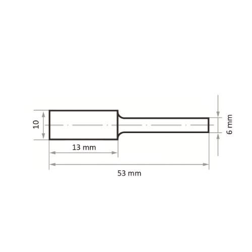 HSS-Fräser AS Zylinderform 6x16 mm Schaft 6 mm Verzahnung 3