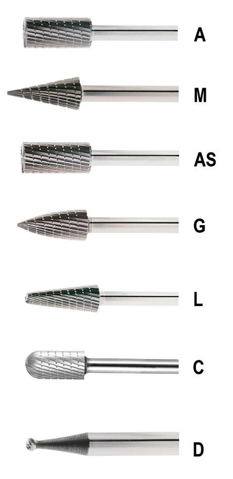 HSS-Fräser D Kugelform 4x4 mm Schaft 6 mm Verzahnung 3