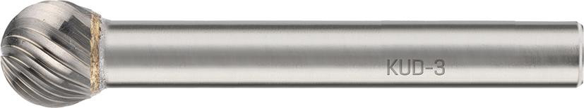 RECA Hartmetall-Frässtifte Kugelform ohne Spanbrecher Durchmesser x Länge 8 x 7 mm mit 6 mm Schaft