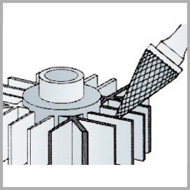 RECA Hartmetall-Frässtifte Spitzkegelform ohne Spanbrecher Durchmesser x Länge 12 x 25 mm mit 6 mm Schaft