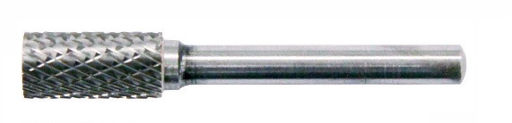 RECA Hartmetall-Frässtifte Zylinderform kreuzverzahnt Durchmesser x Länge 12 x 25 mm mit 6 mm Schaft