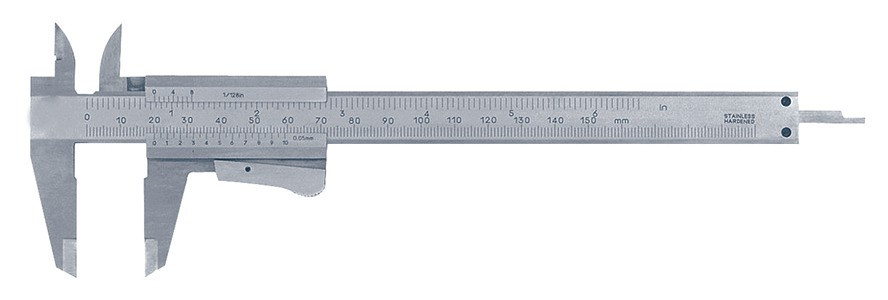 Taschenmessschieber - Standard, mit Momentverstellung, Messbereich 150/45 mm