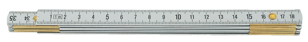 Gliedermaßstab, Leichtmetall, Länge 1 m