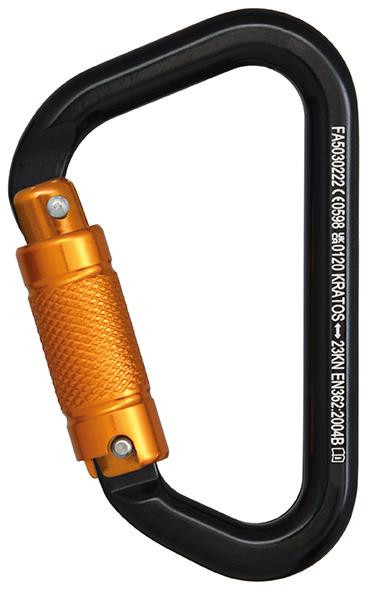 Stahlkarabiner Kratos AV FA5030222B