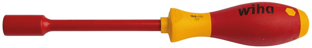 VDE 6-kant Steckschlüssel mit Heft, Wiha Typ 322, 5,5 x 125 mm