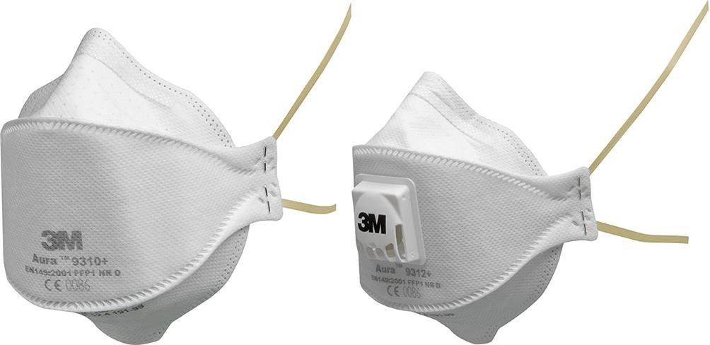 3M Atemschutzmaske Aura 9312+Gen3 FFP1 NR D mit Ausatemventil