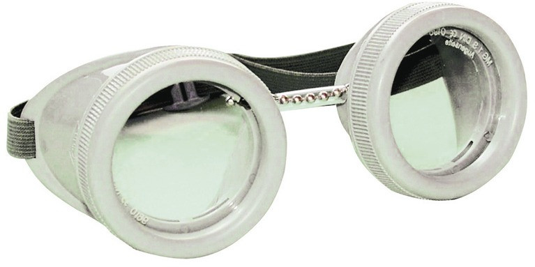 Schleiferschutzbrille, farblos, rund, 50 mm
