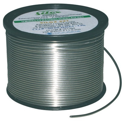 Weichlot Silox 227 S-Sn99Cu1, Gewicht: 1000 g, Lot-Stärke: 2 mm