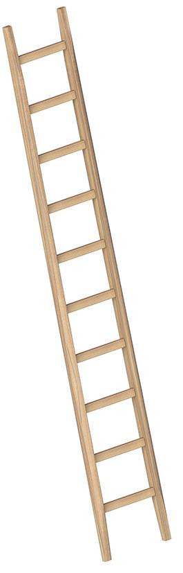 Holz-Anlegeleiter, Länge 3 Meter