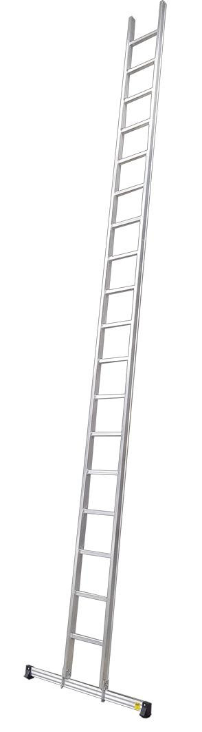 Anlegeleiter aus Aluminium, Sprossenanzahl: 18, Höhe m: 5,33