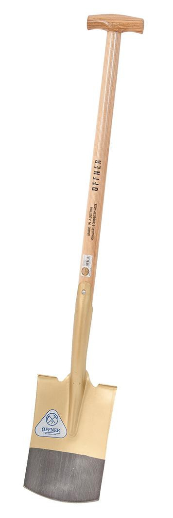 Spaten Gold 27 x 18 cm mit T-Stiel