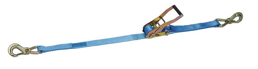 Ratschenzurrgurt mit Karabiner 2000/4000 DAN, 50 mm x 10 m