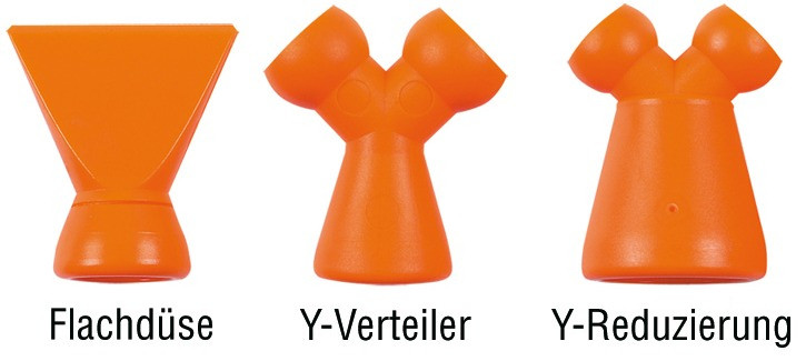 Flachdüse für Kühlmittelschlauch, Modell 1