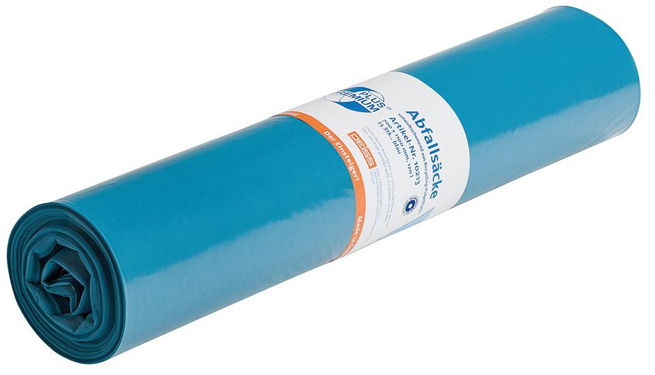 Abfallsack blau 700x1100 120Liter 25Stück per Rolle
