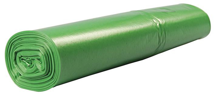Abfallsack grün 700x1100 120Liter 25Stück per Rolle